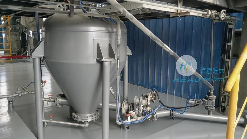 Jiangsu Suqian Resin Powder Pot Feeder Conveying Project